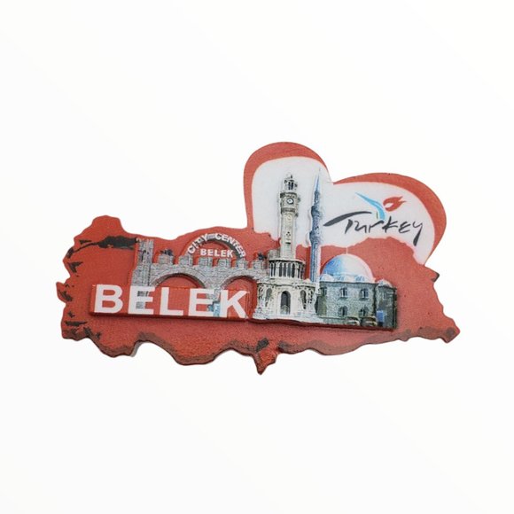 Belek Turkey Fridge Magnet Refrigerator‎ Home Kitchen Decoration Travel Souvenir - Picture 1 of 4